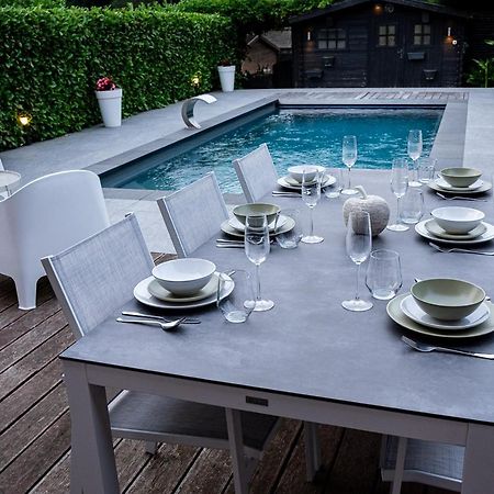 Chez Sabine Et Eric Maison Pour 6 Personnes Avec Piscine Chauffee Andenne المظهر الخارجي الصورة