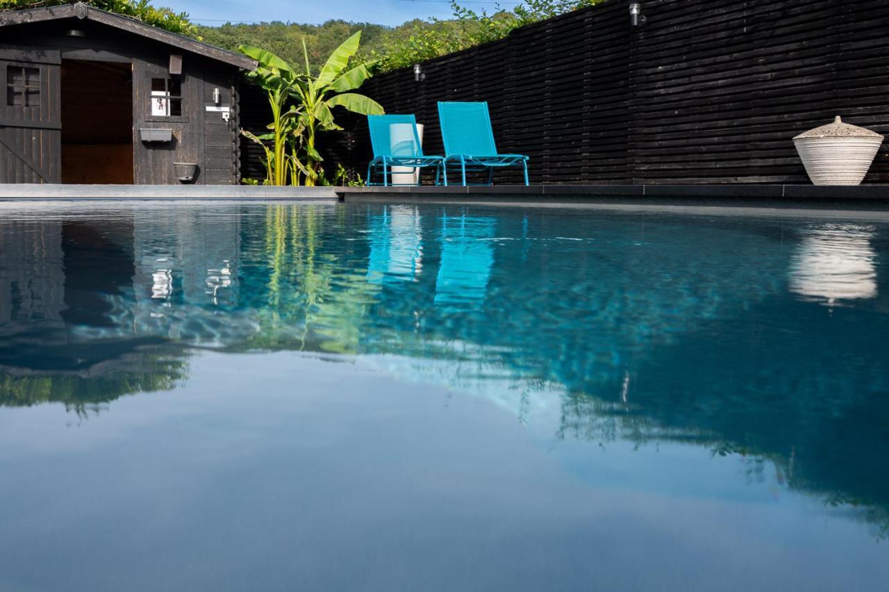 Chez Sabine Et Eric Maison Pour 6 Personnes Avec Piscine Chauffee Andenne المظهر الخارجي الصورة